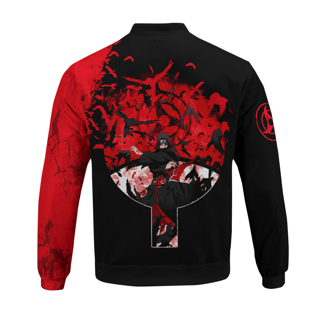 itachi summoning crow bomber jacket 654916 - Anime Jacket Shop