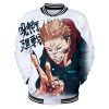 jujutsu kaisen Clothes 3D Baseball Jackets Women Men Long Sleeve Coat Harajuku Casual Streetwear Unisex Oversized 5 - Anime Jacket Shop