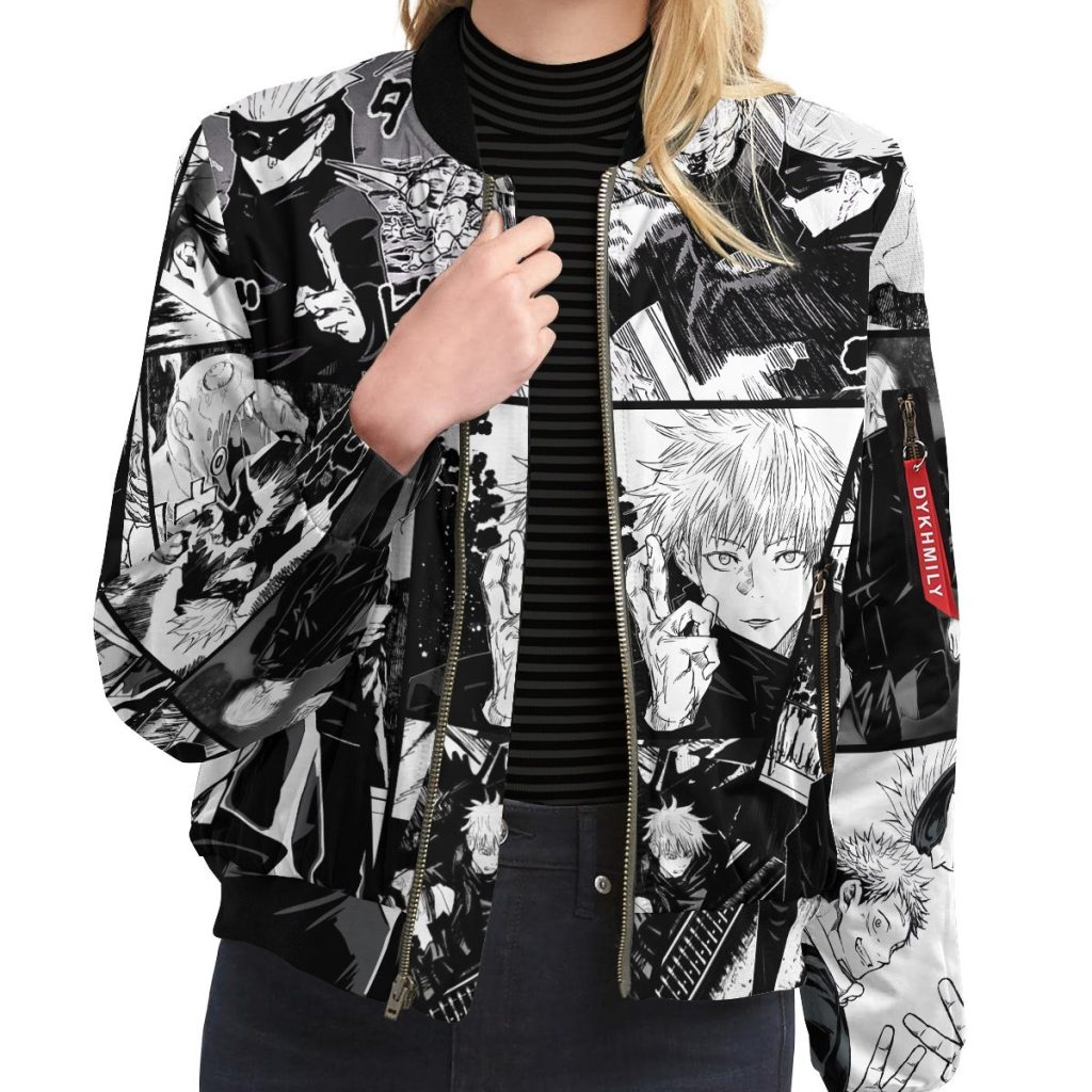 jujutsu kaisen gojo bomber jacket 218678 - Anime Jacket Shop