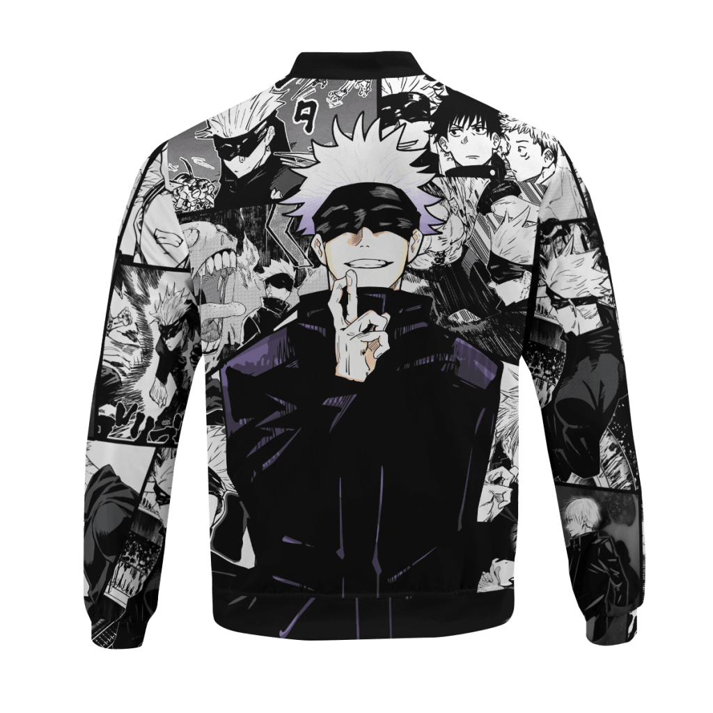 jujutsu kaisen gojo bomber jacket 501235 - Anime Jacket Shop