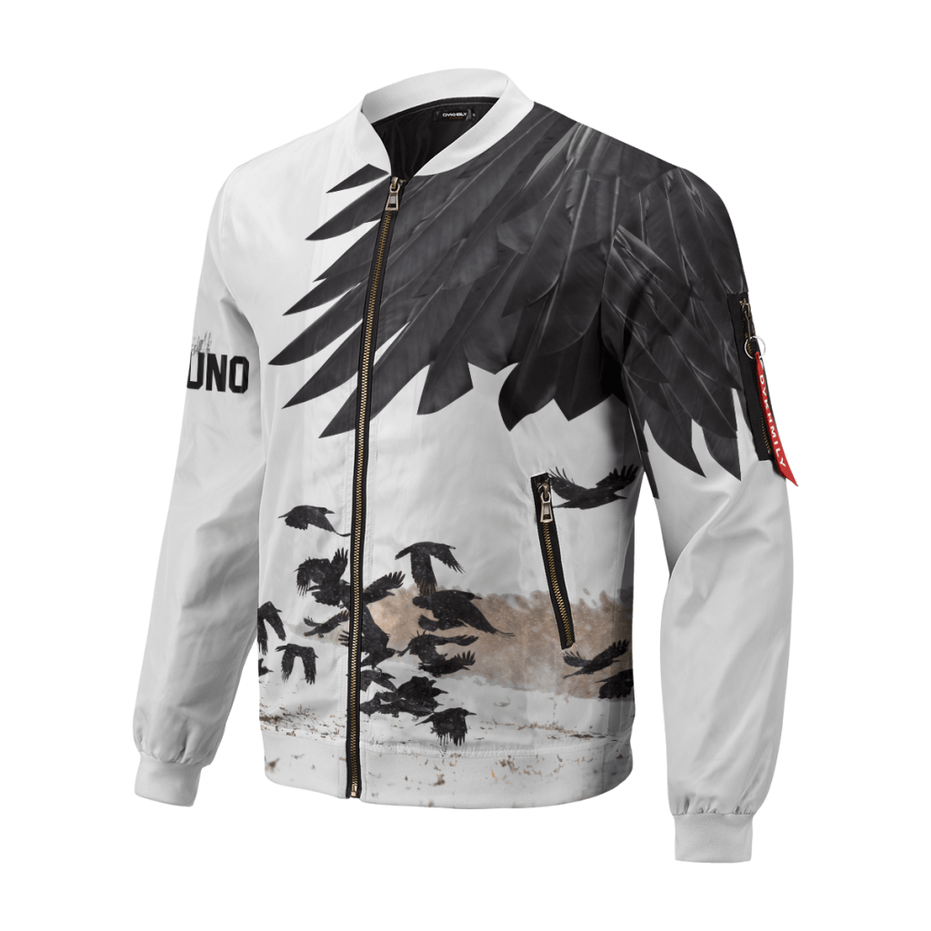 karasuno crows bomber jacket 307642 - Anime Jacket Shop