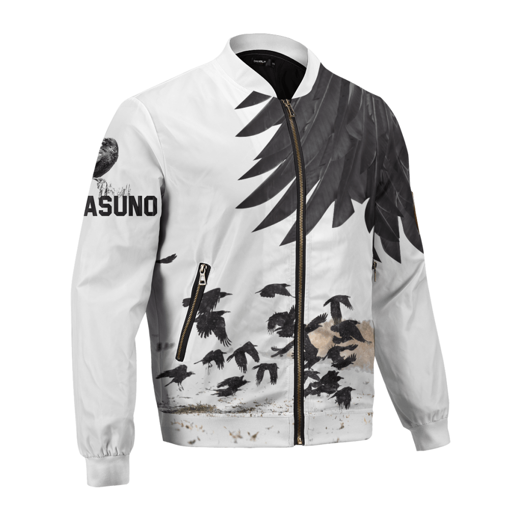 karasuno crows bomber jacket 330968 - Anime Jacket Shop