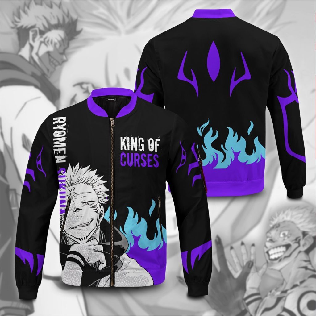 king of curses bomber jacket 144380 - Anime Jacket Shop