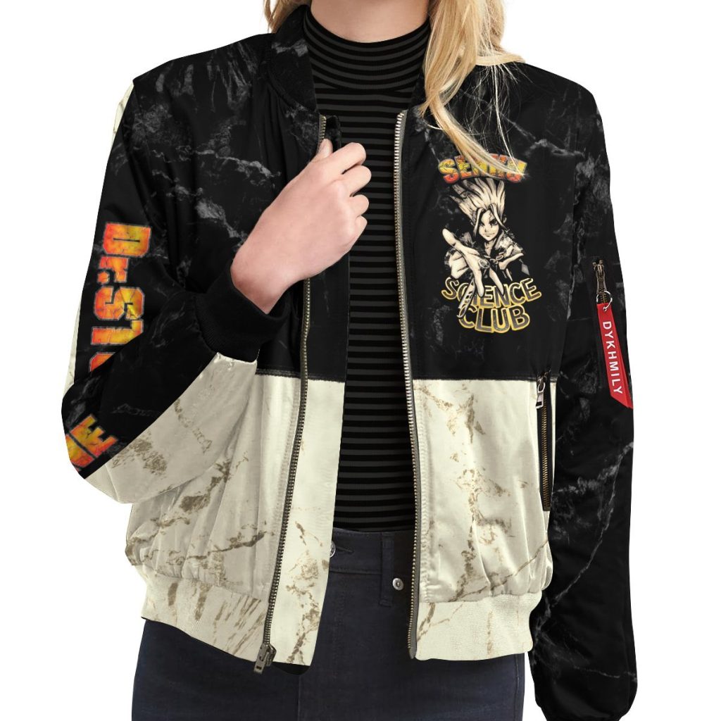 kingdom of science bomber jacket 502221 - Anime Jacket Shop