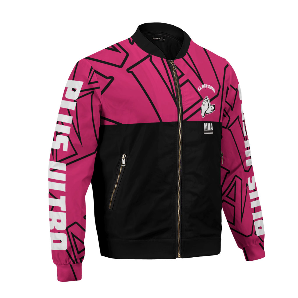 mha uraraka bomber jacket 804044 - Anime Jacket Shop