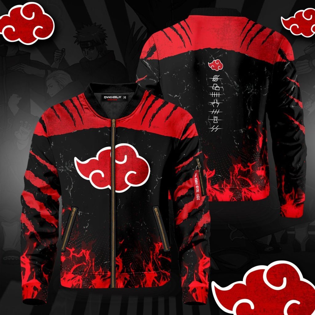 naruto akatsuki pride bomber jacket 364810 - Anime Jacket Shop