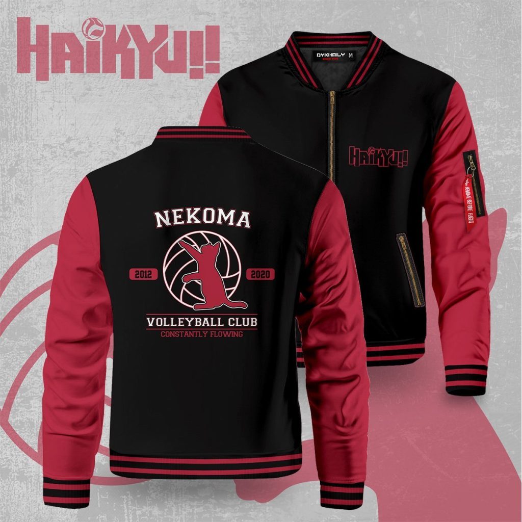 nekoma constantly flowing bomber jacket 882120 - Anime Jacket Shop