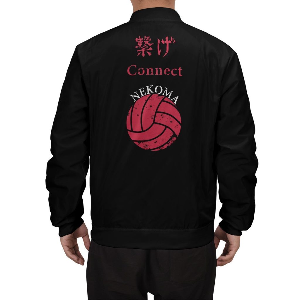 nekoma rally bomber jacket 211272 - Anime Jacket Shop