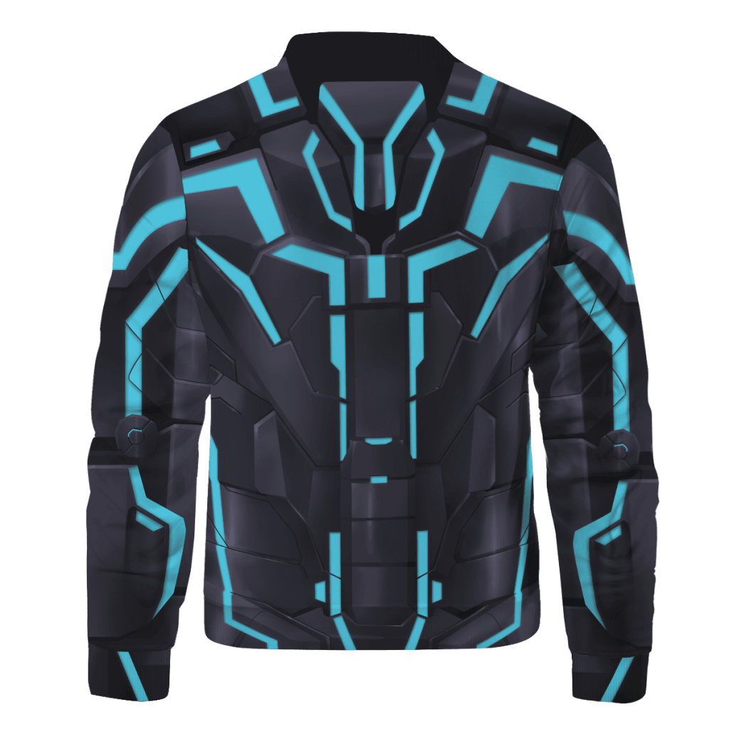 neon tech iron man bomber jacket 523344 - Anime Jacket Shop