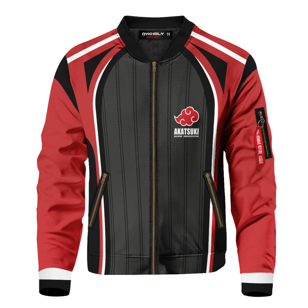 personalized akatsuki shinobi bomber jacket 695154 - Anime Jacket Shop