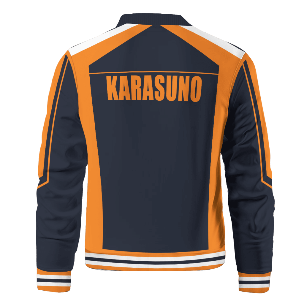 personalized f1 karasuno bomber jacket 103493 - Anime Jacket Shop