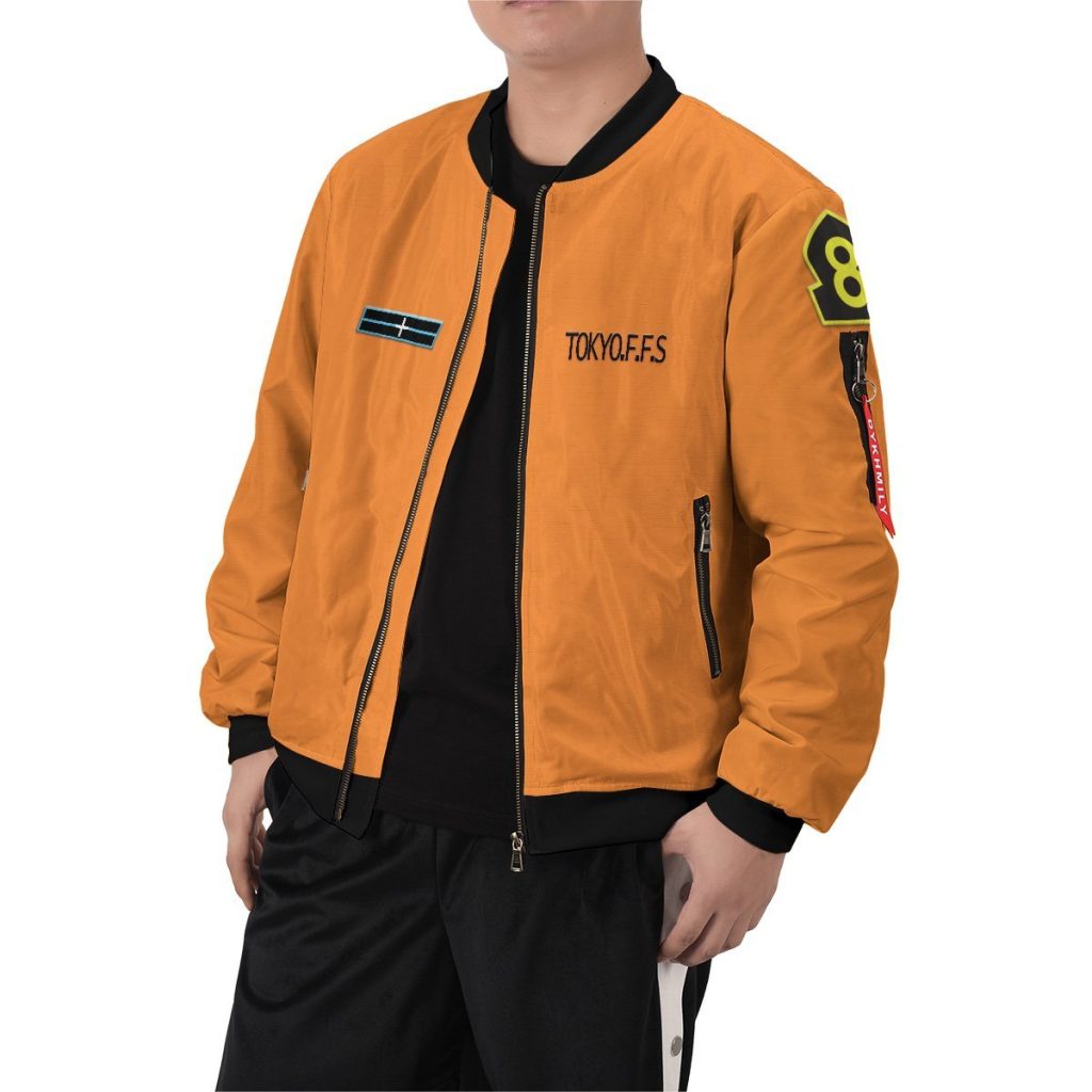 personalized fire force company 8 bomber jacket 892192 - Anime Jacket Shop