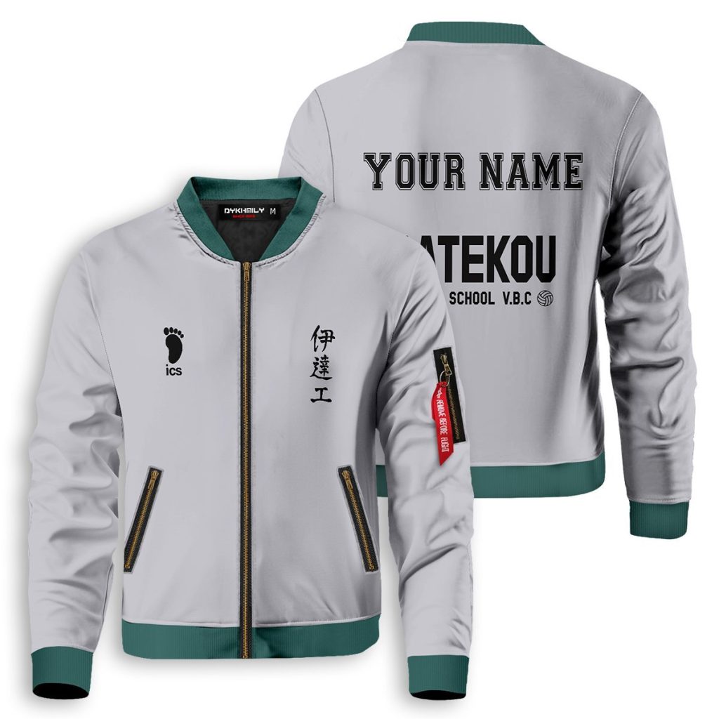 personalized haikyuu datekou bomber jacket 854776 - Anime Jacket Shop