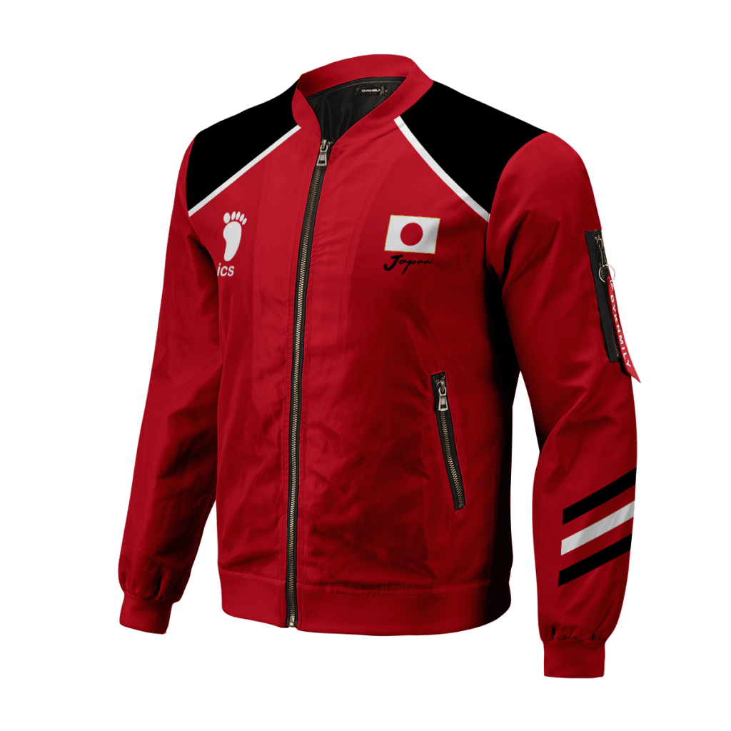 personalized haikyuu national team bomber jacket 494165 - Anime Jacket Shop