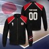 personalized haikyuu national team libero bomber jacket 231971 - Anime Jacket Shop