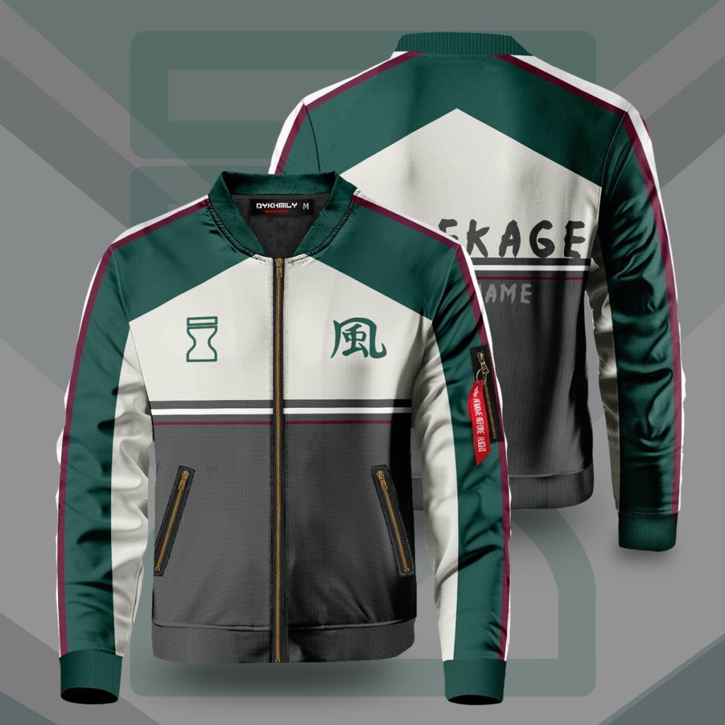 personalized hidden sand kazekage bomber jacket 706463 - Anime Jacket Shop