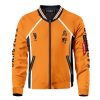 personalized karasuno libero bomber jacket 421424 - Anime Jacket Shop