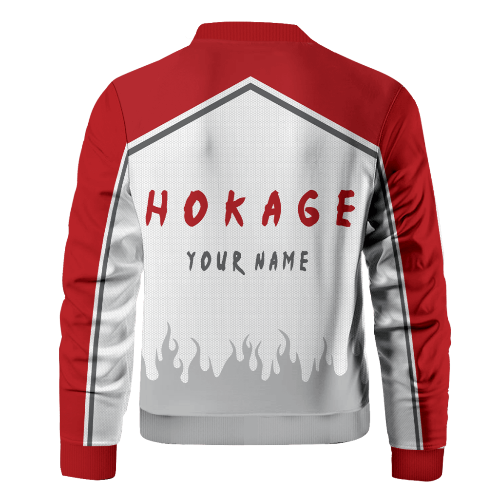 personalized konoha hokage bomber jacket 237079 - Anime Jacket Shop