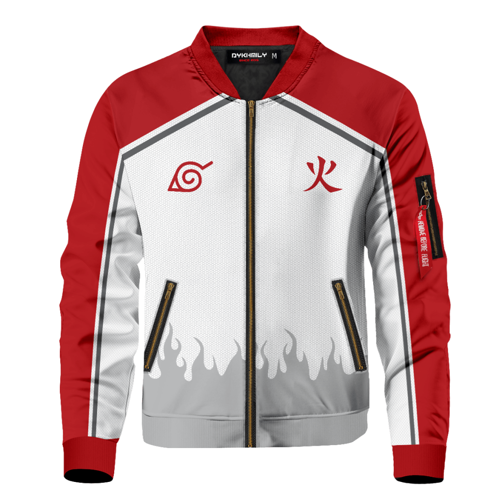 personalized konoha hokage bomber jacket 359391 - Anime Jacket Shop