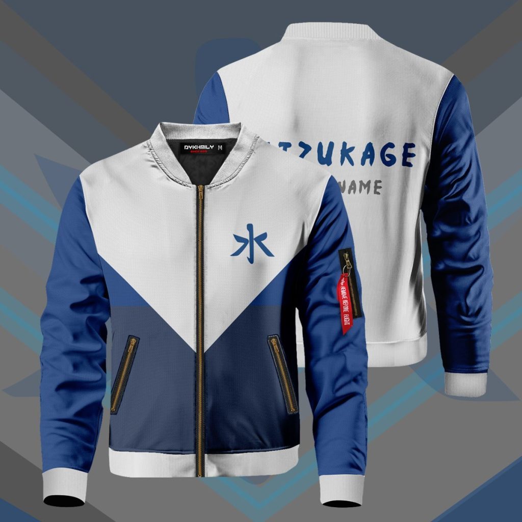 personalized mizukage bomber jacket 800592 - Anime Jacket Shop