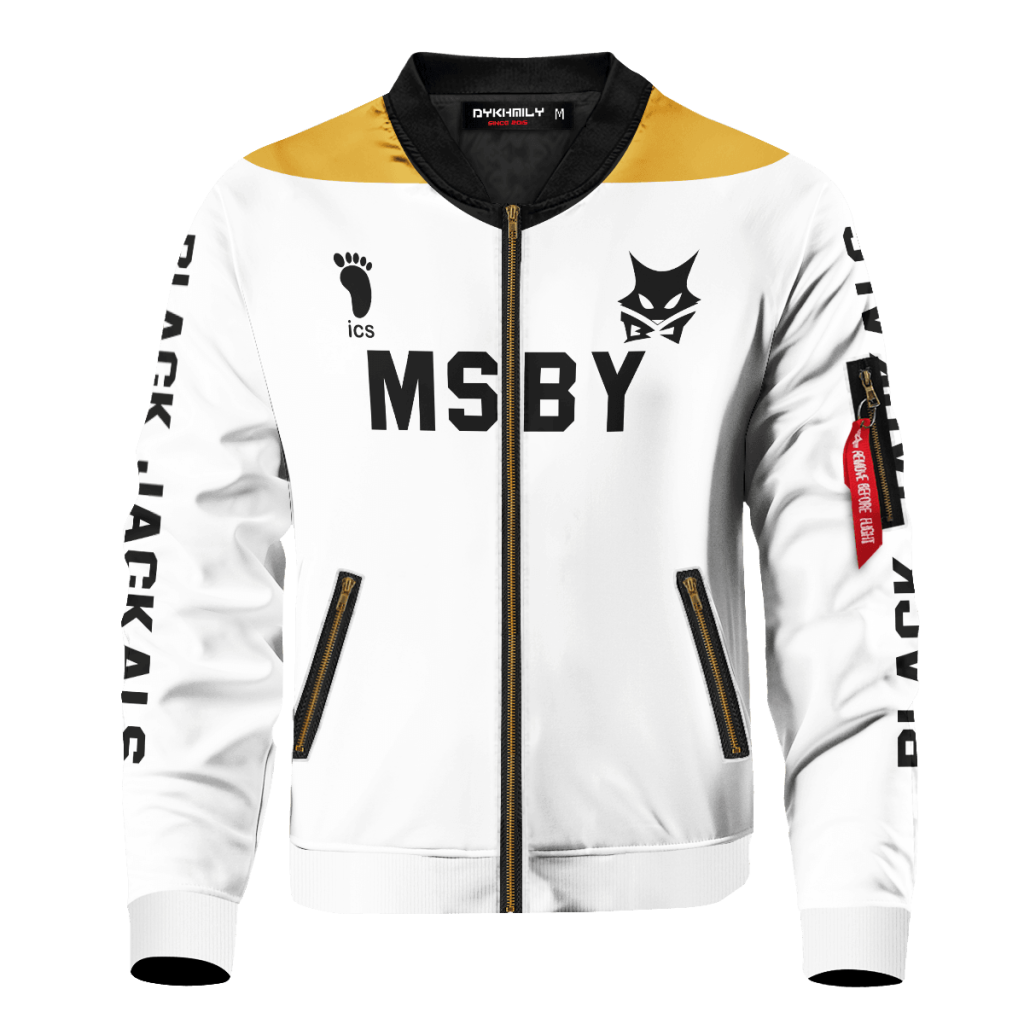 personalized msby black jackals libero bomber jacket 132788 - Anime Jacket Shop