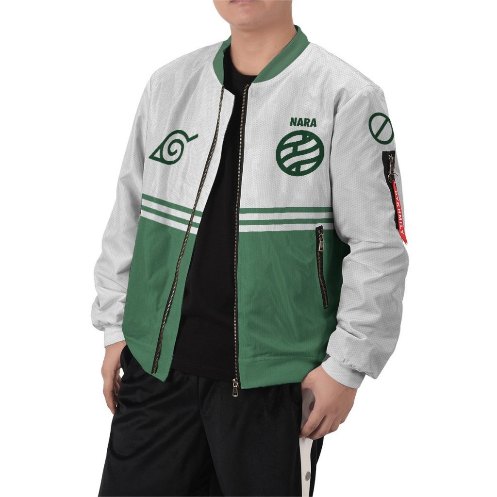 personalized nara clan bomber jacket 344836 - Anime Jacket Shop