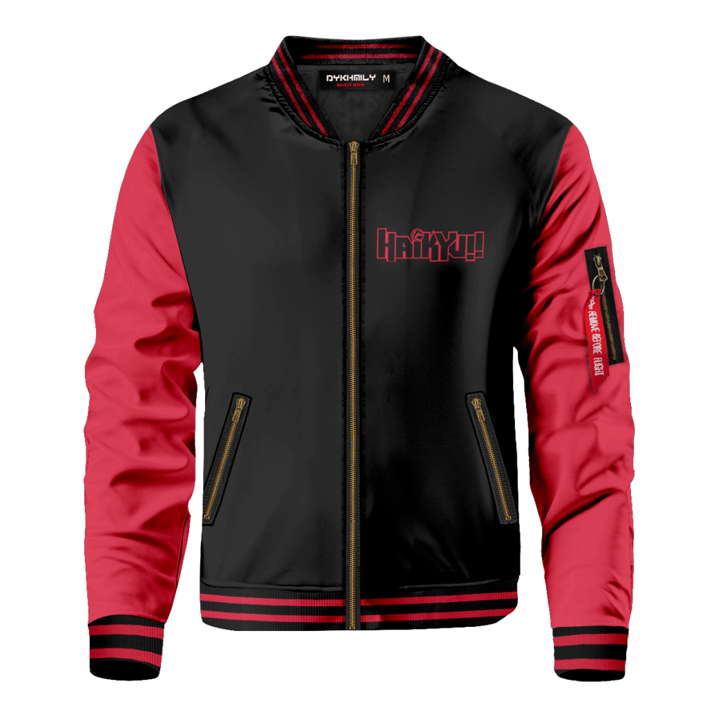 personalized nekoma constantly flowing bomber jacket 437444 - Anime Jacket Shop