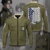 personalized new survey corps uniform bomber jacket 158237 - Anime Jacket Shop