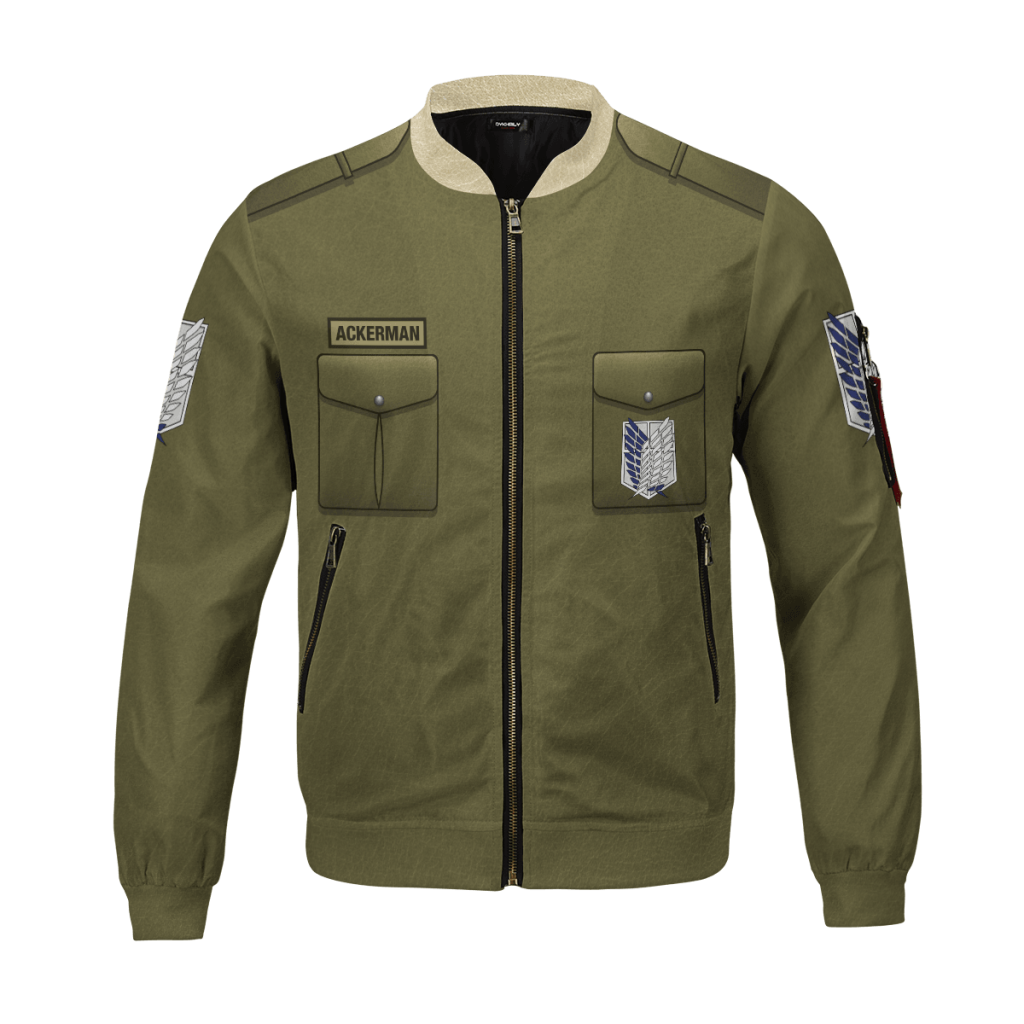 personalized new survey corps uniform bomber jacket 202644 - Anime Jacket Shop