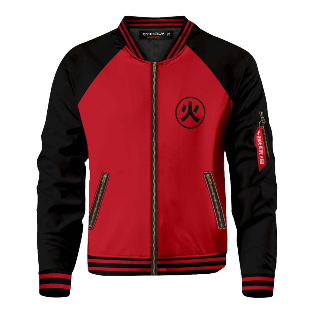 personalized ninja academy bomber jacket 469567 - Anime Jacket Shop