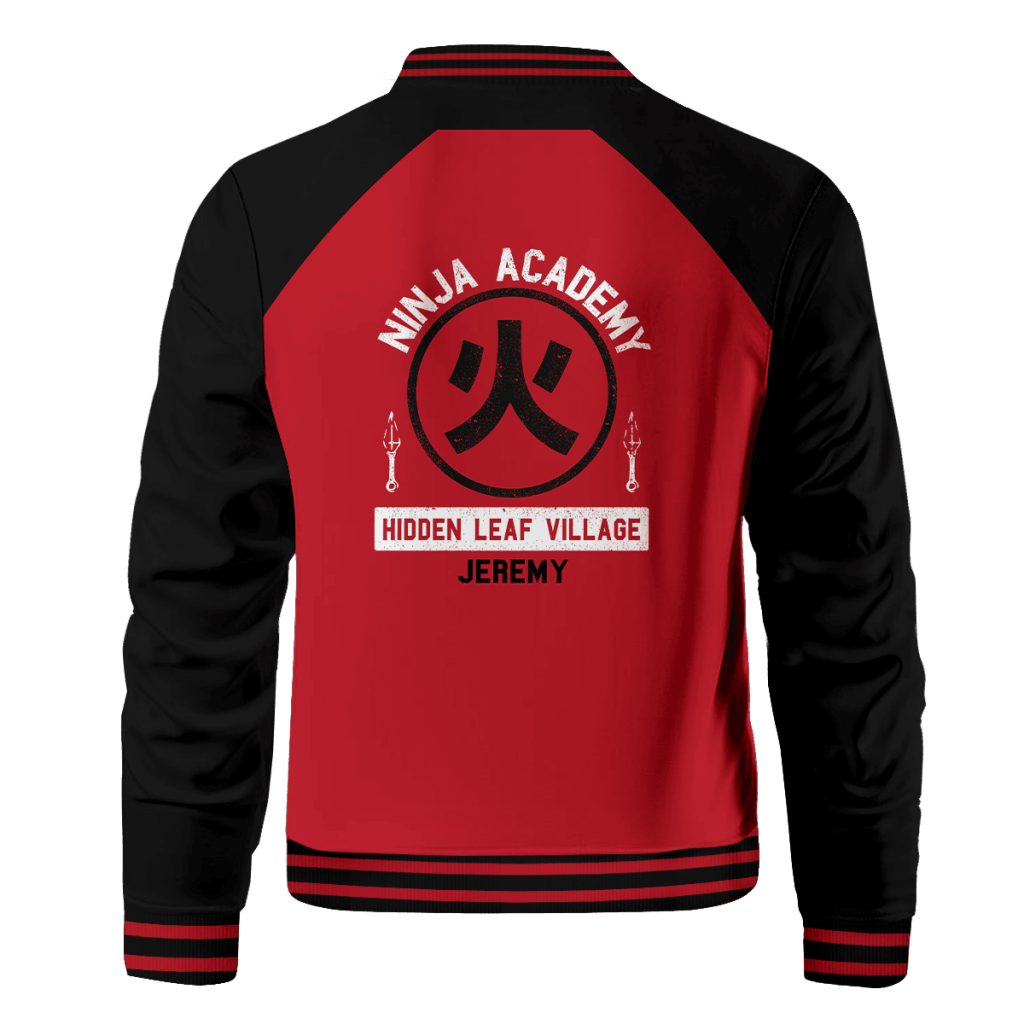 personalized ninja academy bomber jacket 639591 - Anime Jacket Shop