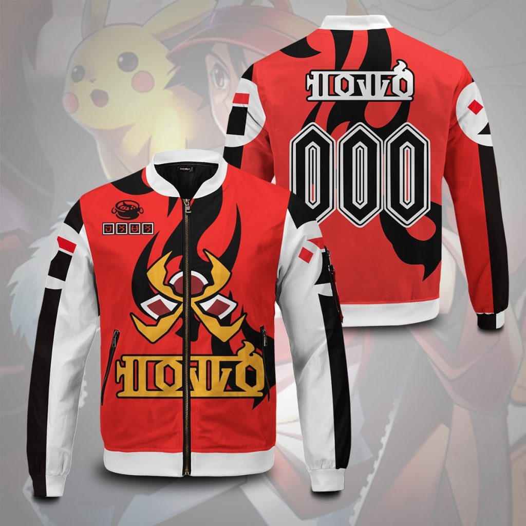 personalized pokemon fire uniform bomber jacket 630537 - Anime Jacket Shop