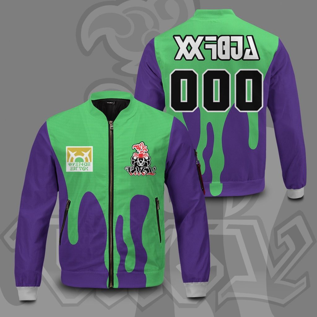 personalized pokemon poison uniform bomber jacket 238284 - Anime Jacket Shop