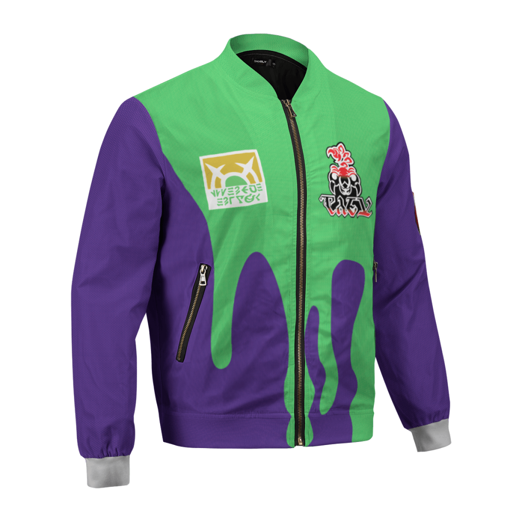 personalized pokemon poison uniform bomber jacket 312465 - Anime Jacket Shop