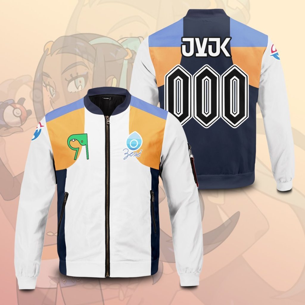 personalized pokemon water uniform bomber jacket 970933 - Anime Jacket Shop