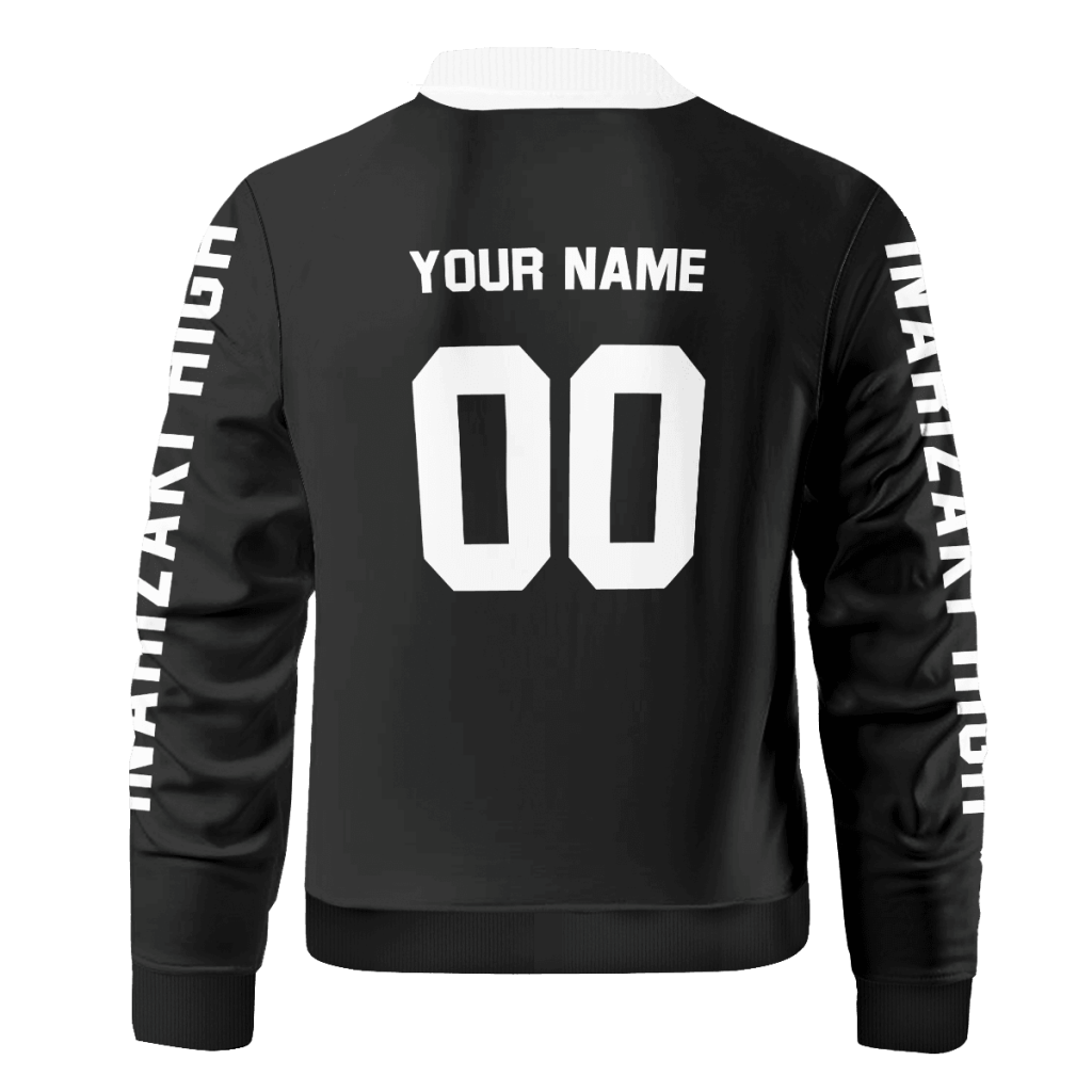 personalized team inarizaki bomber jacket 277754 - Anime Jacket Shop