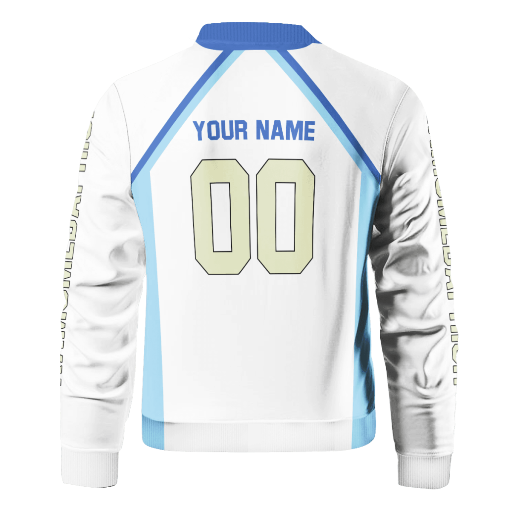 personalized team kamomedai bomber jacket 691290 - Anime Jacket Shop