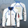 personalized team kamomedai bomber jacket 730209 - Anime Jacket Shop