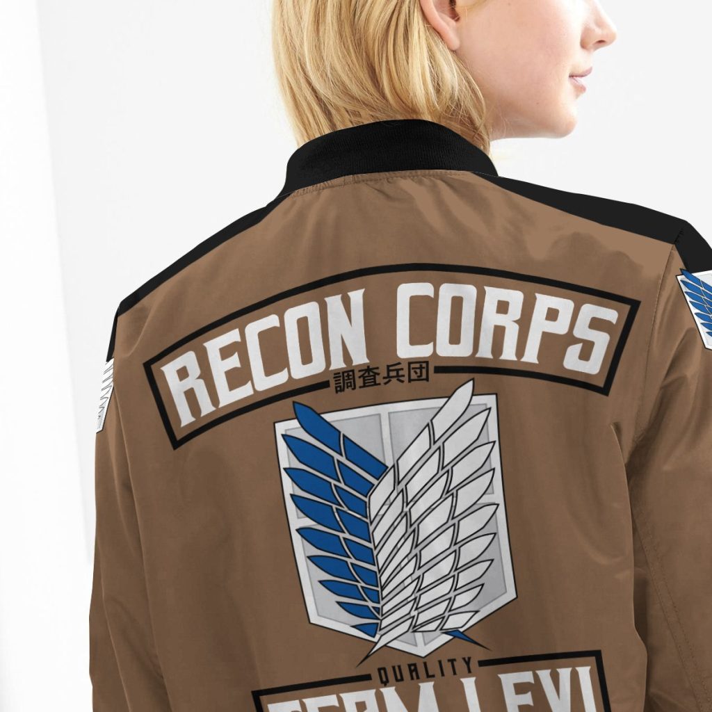 personalized team levi bomber jacket 976472 - Anime Jacket Shop