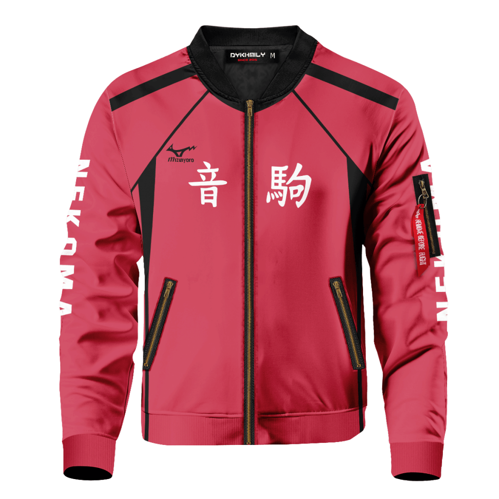 personalized team nekoma bomber jacket 753110 - Anime Jacket Shop