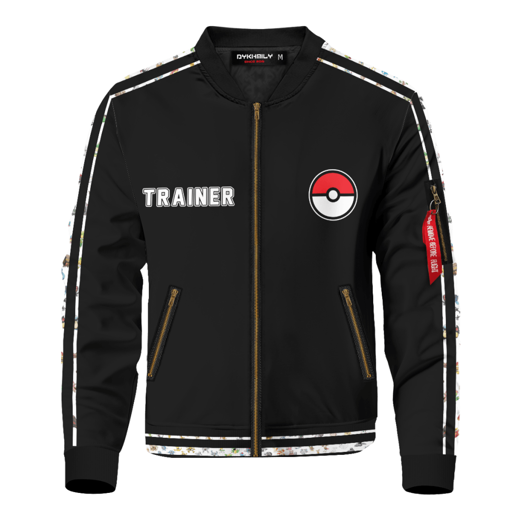 pokemon league v2 bomber jacket 462329 - Anime Jacket Shop