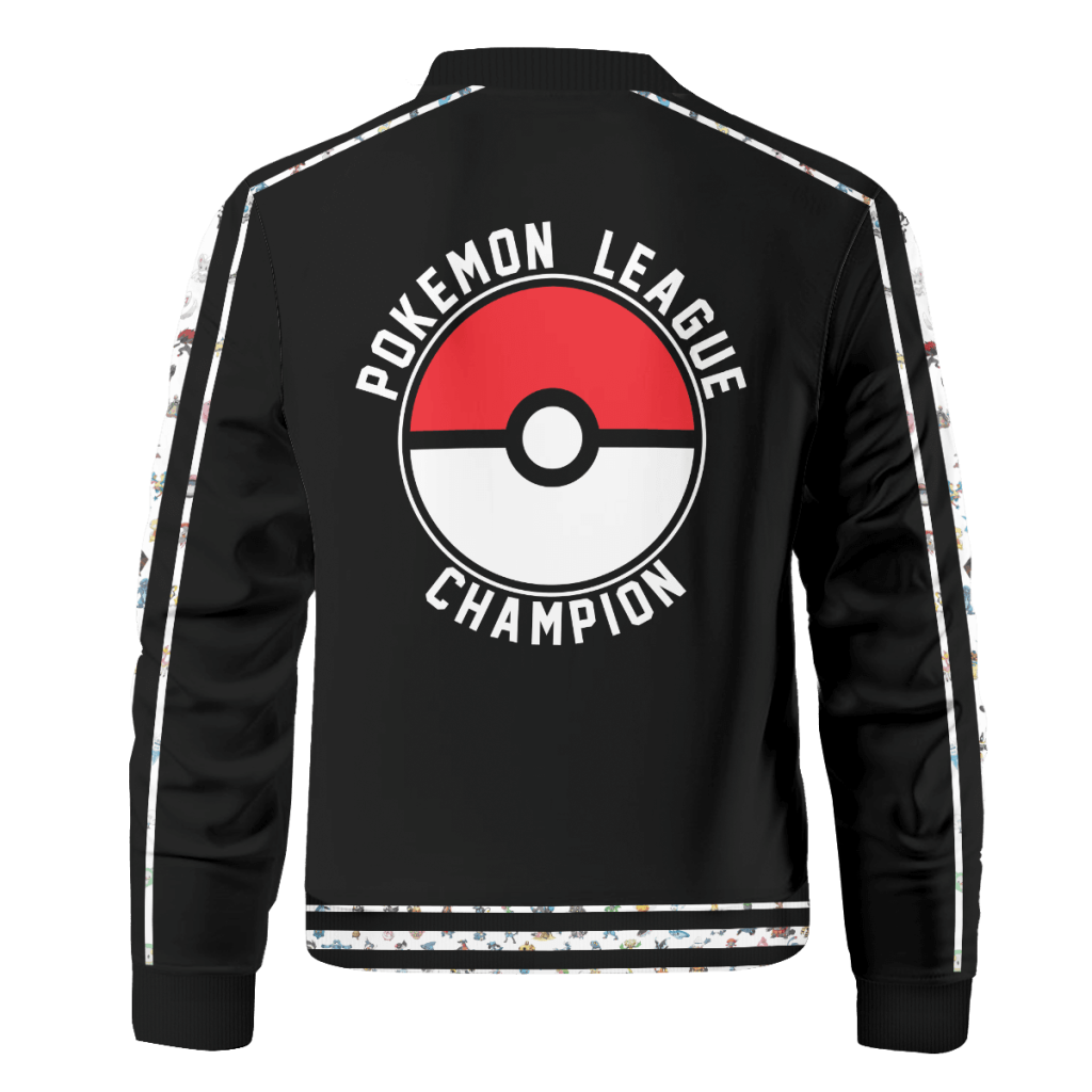 pokemon league v2 bomber jacket 484746 - Anime Jacket Shop