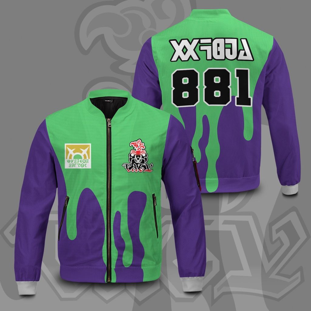 pokemon poison uniform bomber jacket 600985 - Anime Jacket Shop