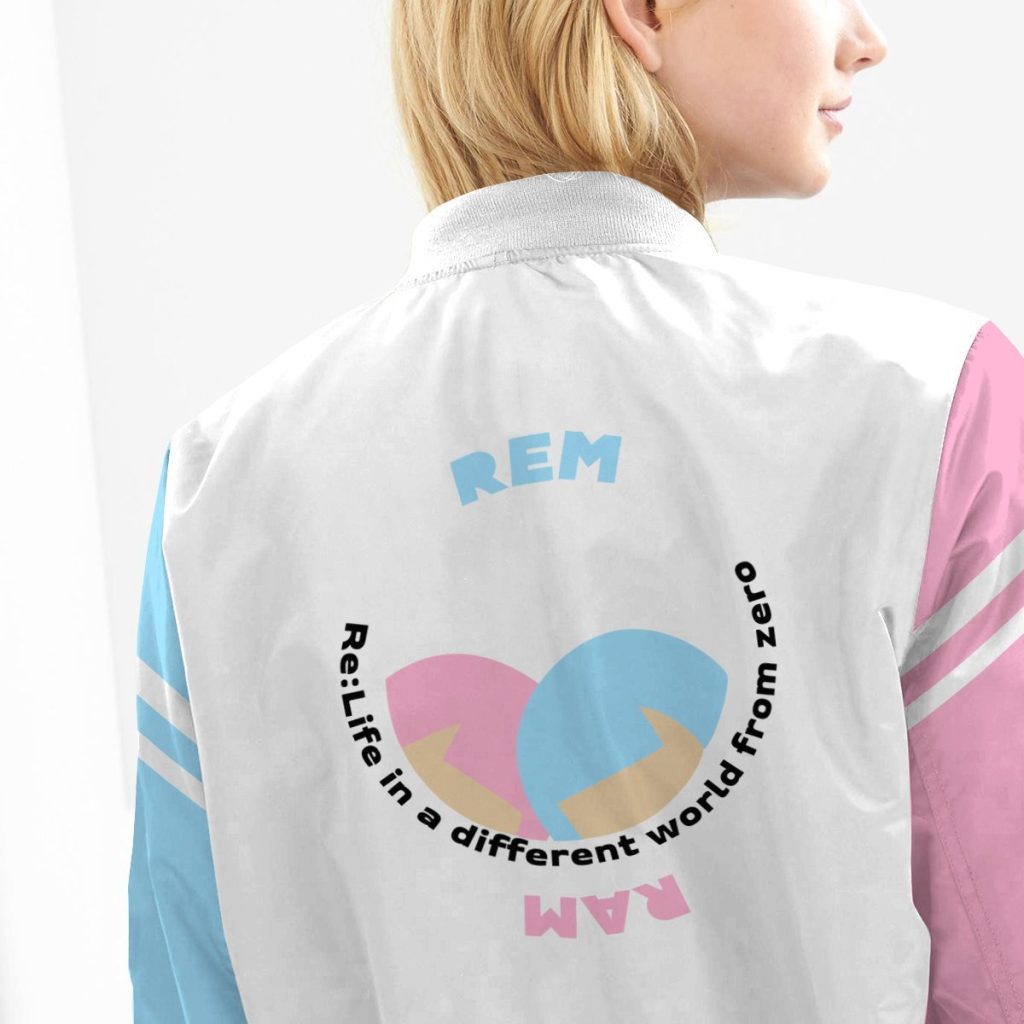 re zero rem ram bomber jacket 224188 - Anime Jacket Shop