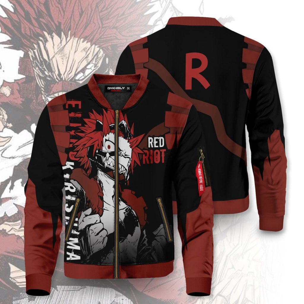 red riot kirishima bomber jacket 571536 - Anime Jacket Shop