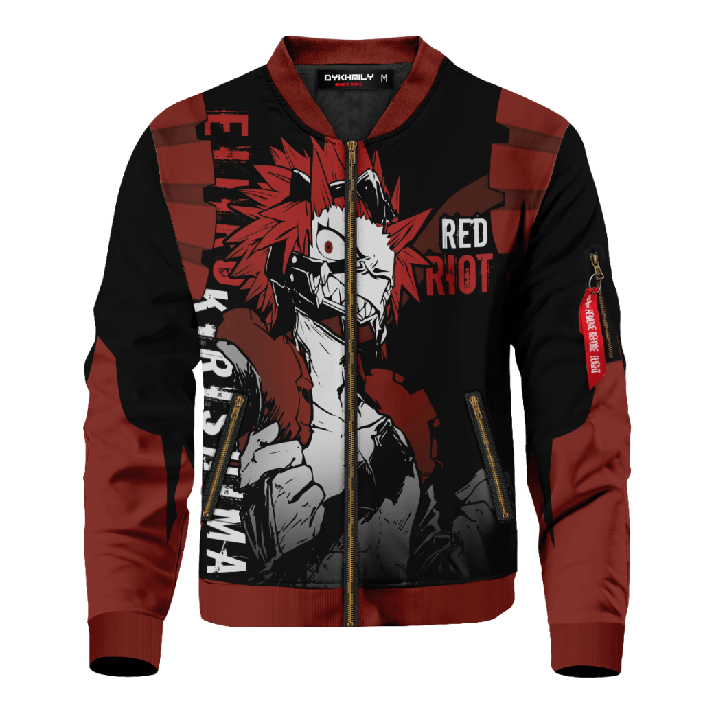 red riot kirishima bomber jacket 962423 - Anime Jacket Shop