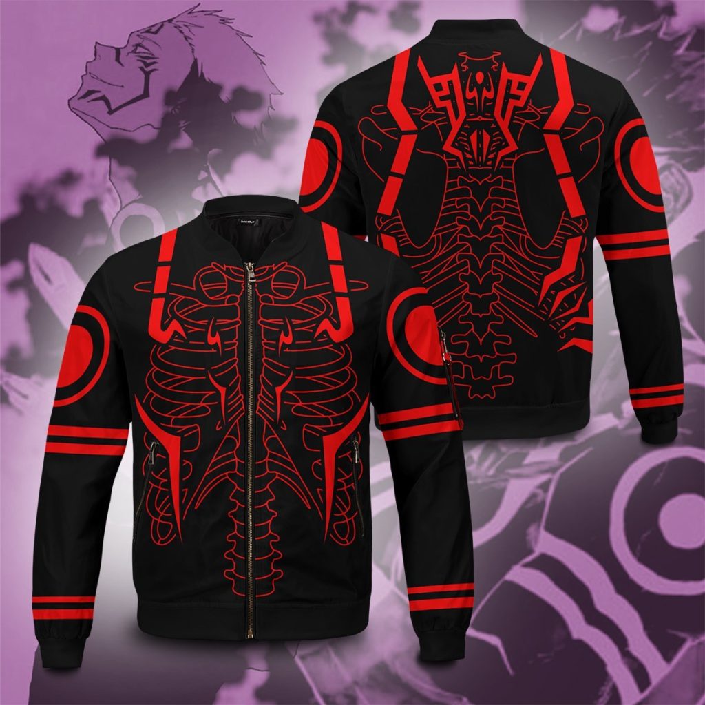 rib sukuna bomber jacket 923190 - Anime Jacket Shop