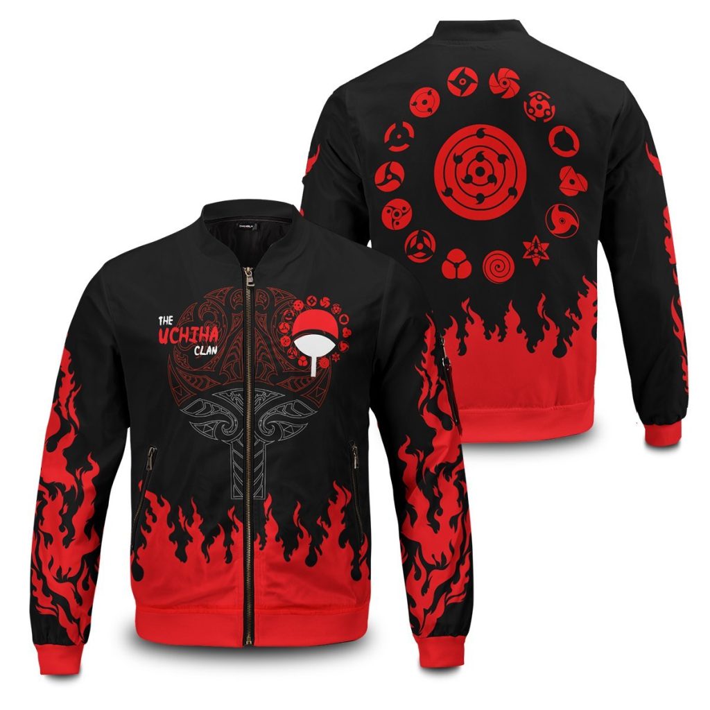 scorching uchiha bomber jacket 415605 - Anime Jacket Shop