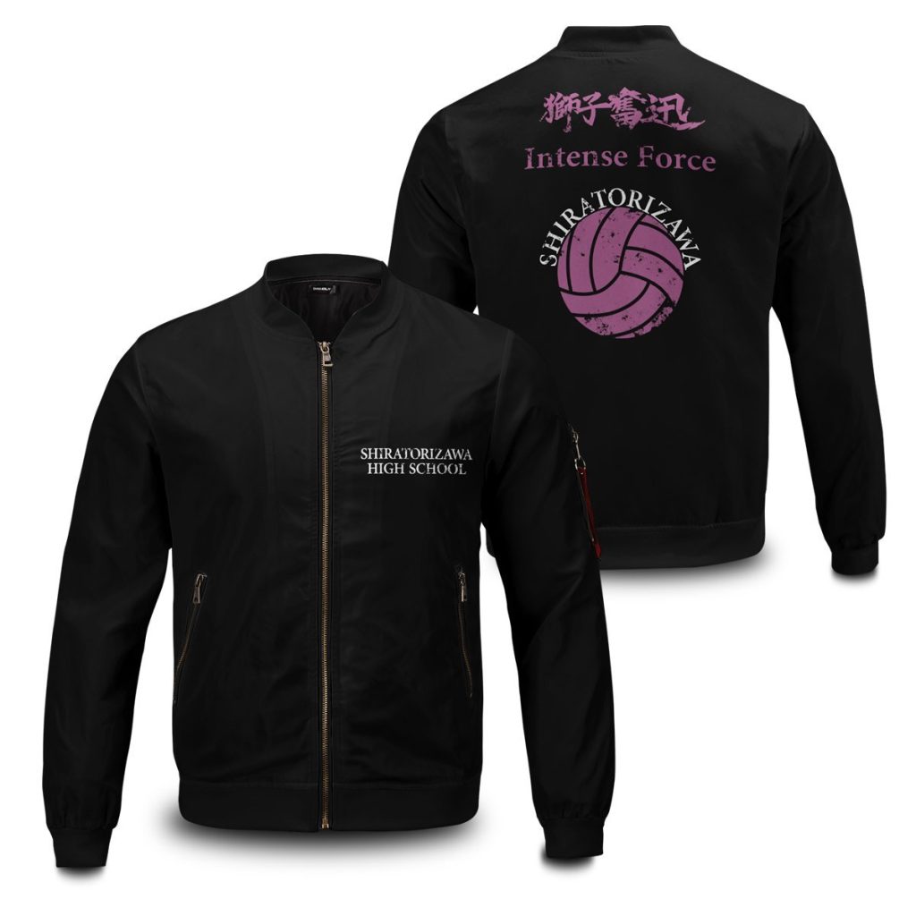 shiratorizawa rally bomber jacket 970352 - Anime Jacket Shop