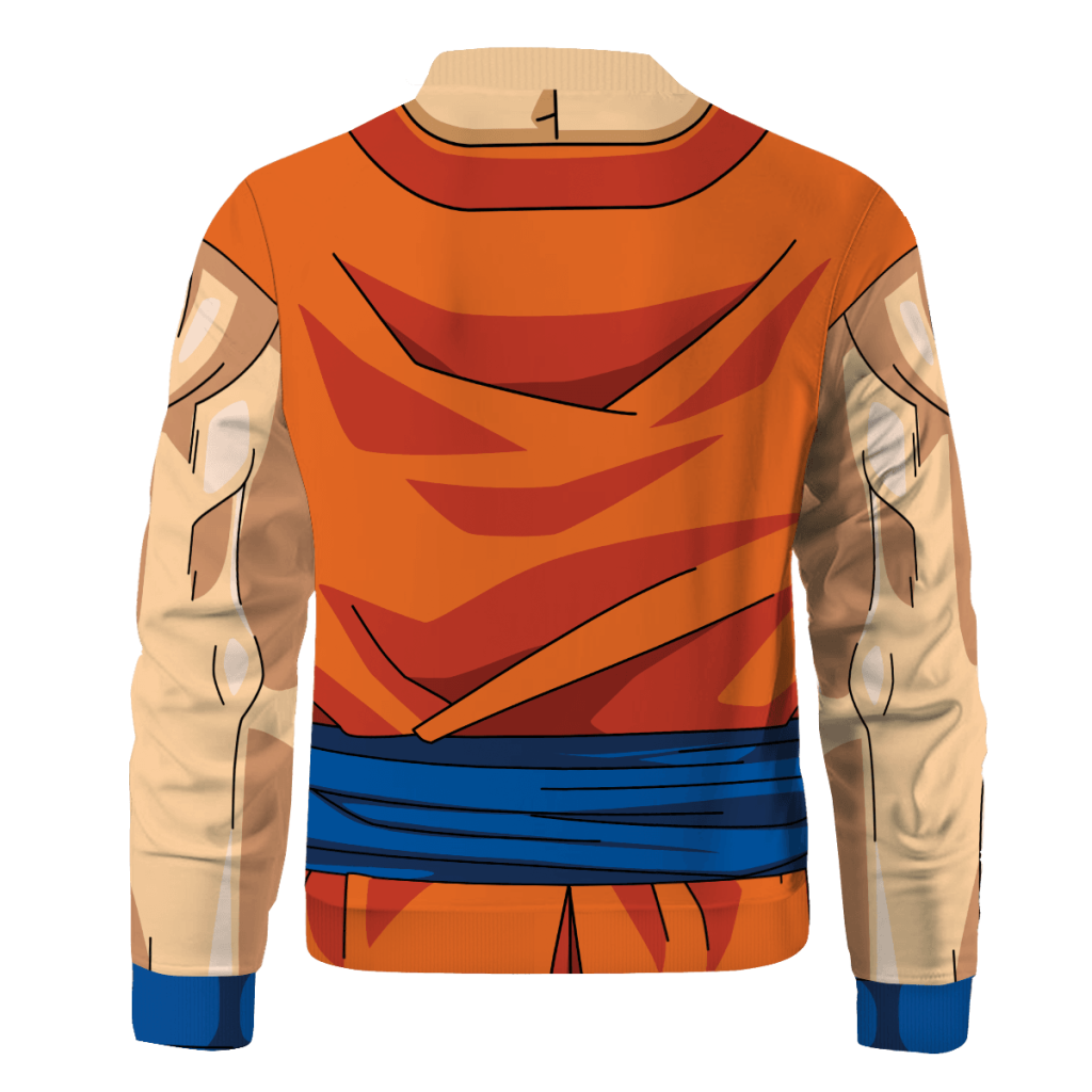 son goku buff bomber jacket 166082 - Anime Jacket Shop